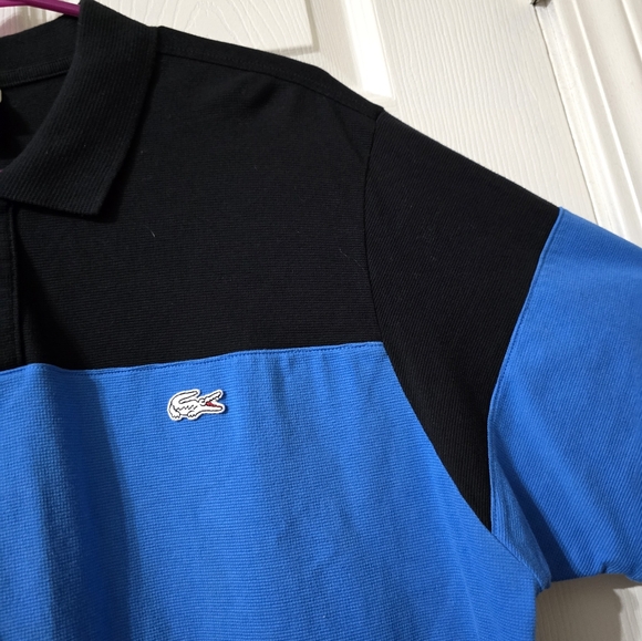 Lacoste Men's Original Fit Colorblock Pique Polo Shirt, Short Sleeves, Size XL. - Picture 4 of 8
